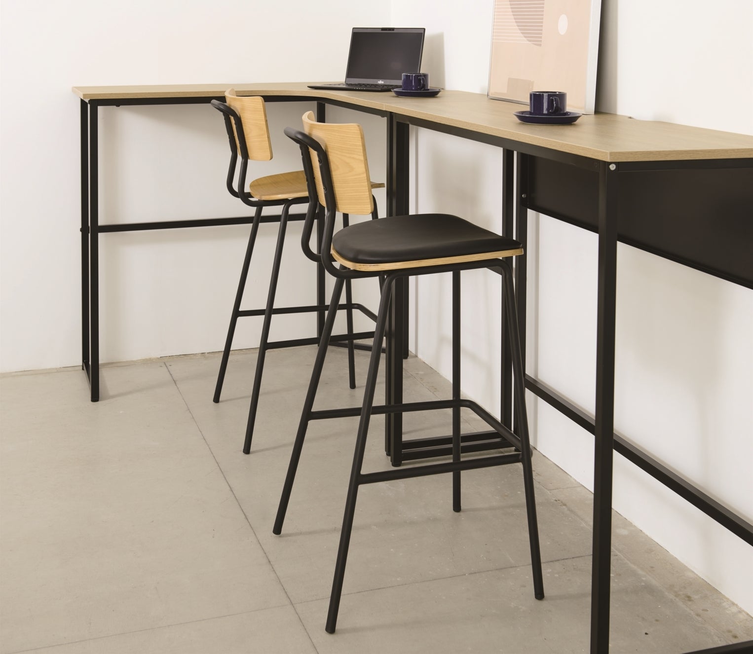 SFV-series L字ハイデスク