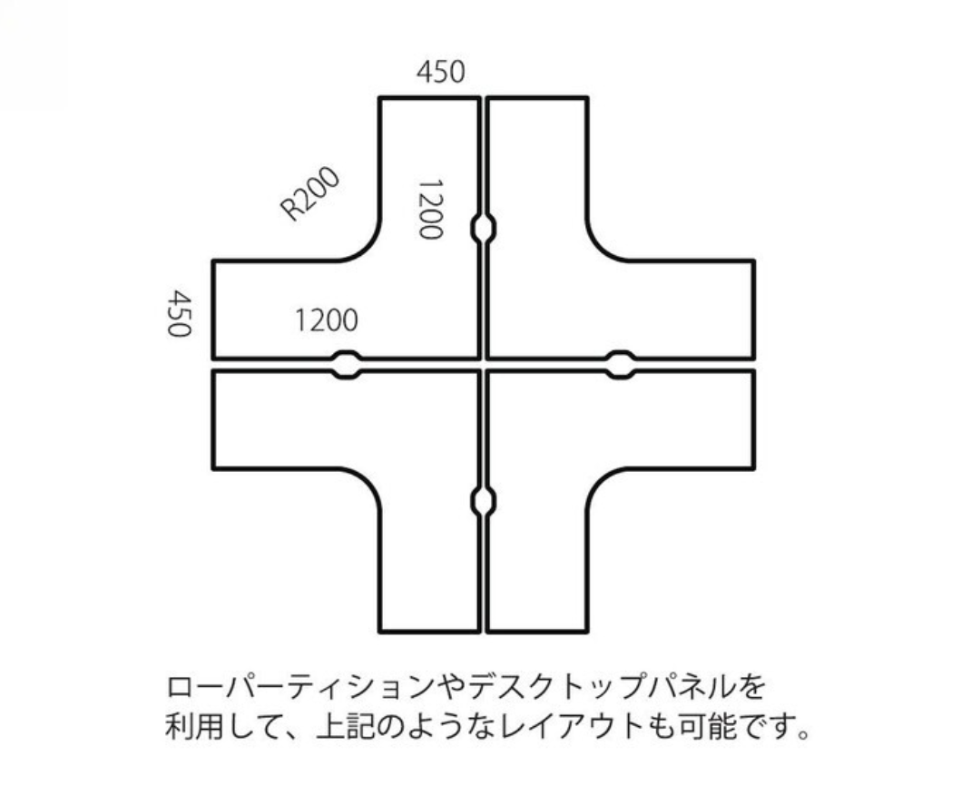 SFV-series L字デスク